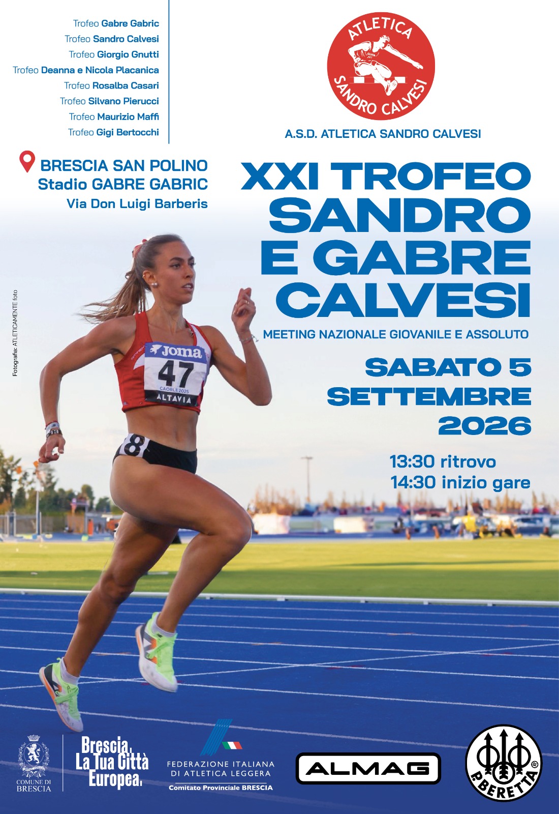 Locandina del
              meeting Calvesi 2026